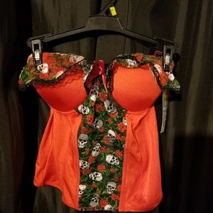 Day of the Dead Corset
